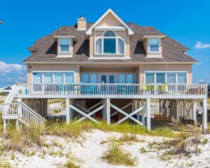 beachfront home
